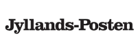 Logo of Jyllands-Posten newspaper in black text with a serif font.