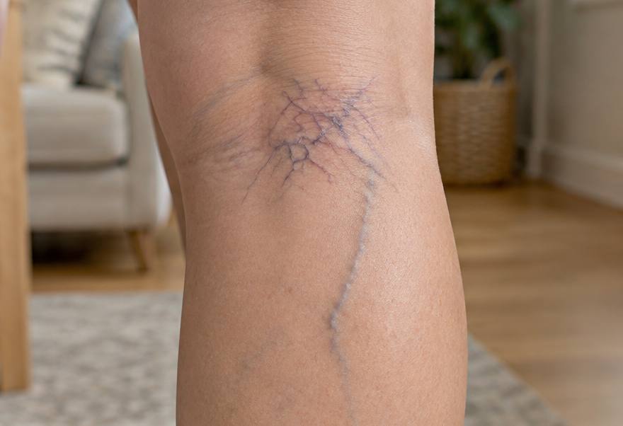 Varicose veins behind the knee