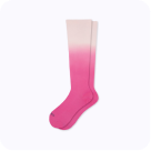 Pink ombre knee-high compression sock
