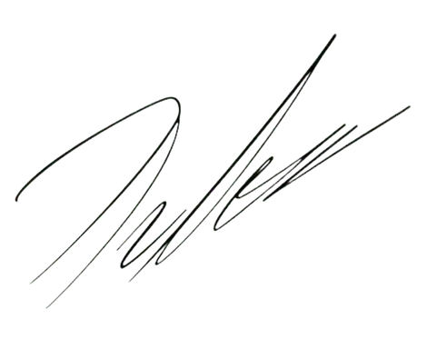 A black cursive signature on a transparent background.