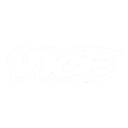 The image displays a stylized text logo reading 'VICE' in white, against a black background.