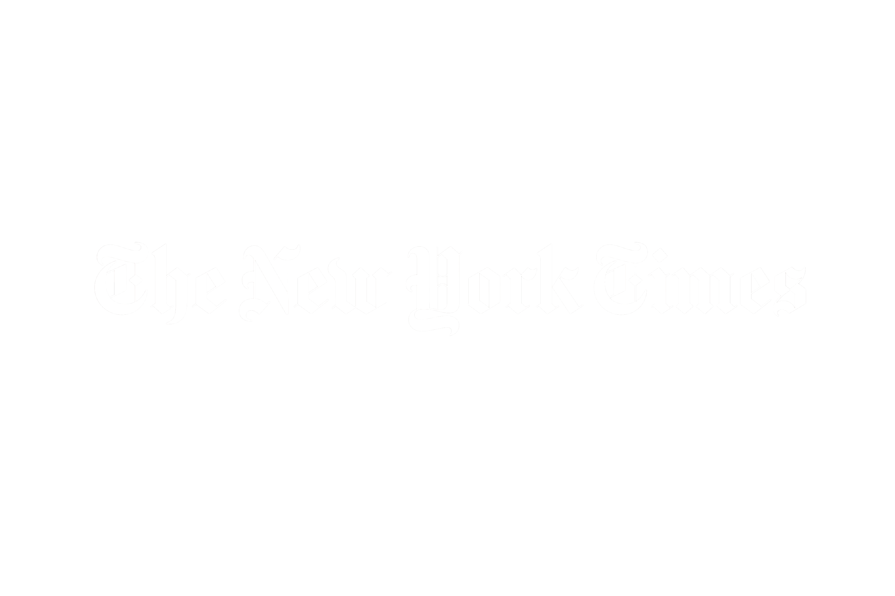 The New York Times logo on a green background.