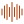 A blurry, reddish-brown icon of vertical bars of different heights, resembling a sound wave.