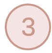 A number three inside a circle with a light background.