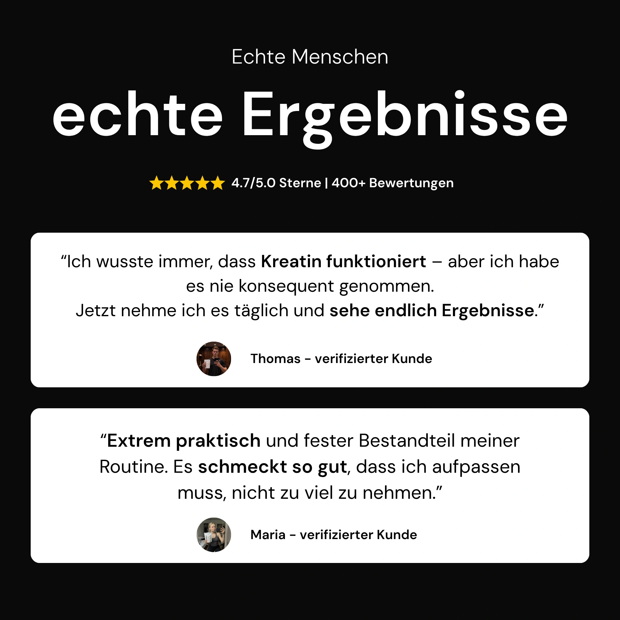 Kreatin Gummies Produktverpackung Vorderansicht