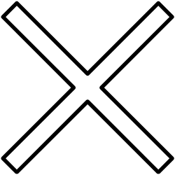 A white checkmark icon on a black background.