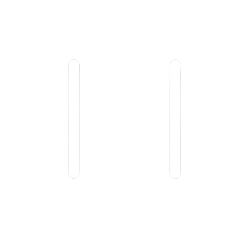 Two vertical white lines on a black background.