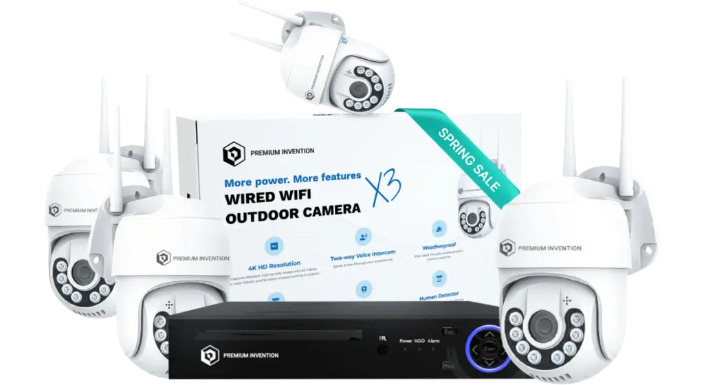 Optima X3 Pro Essentials Bundle + 4TB NVR