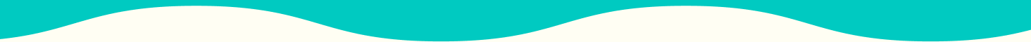 An abstract graphic of a teal and off-white wave.