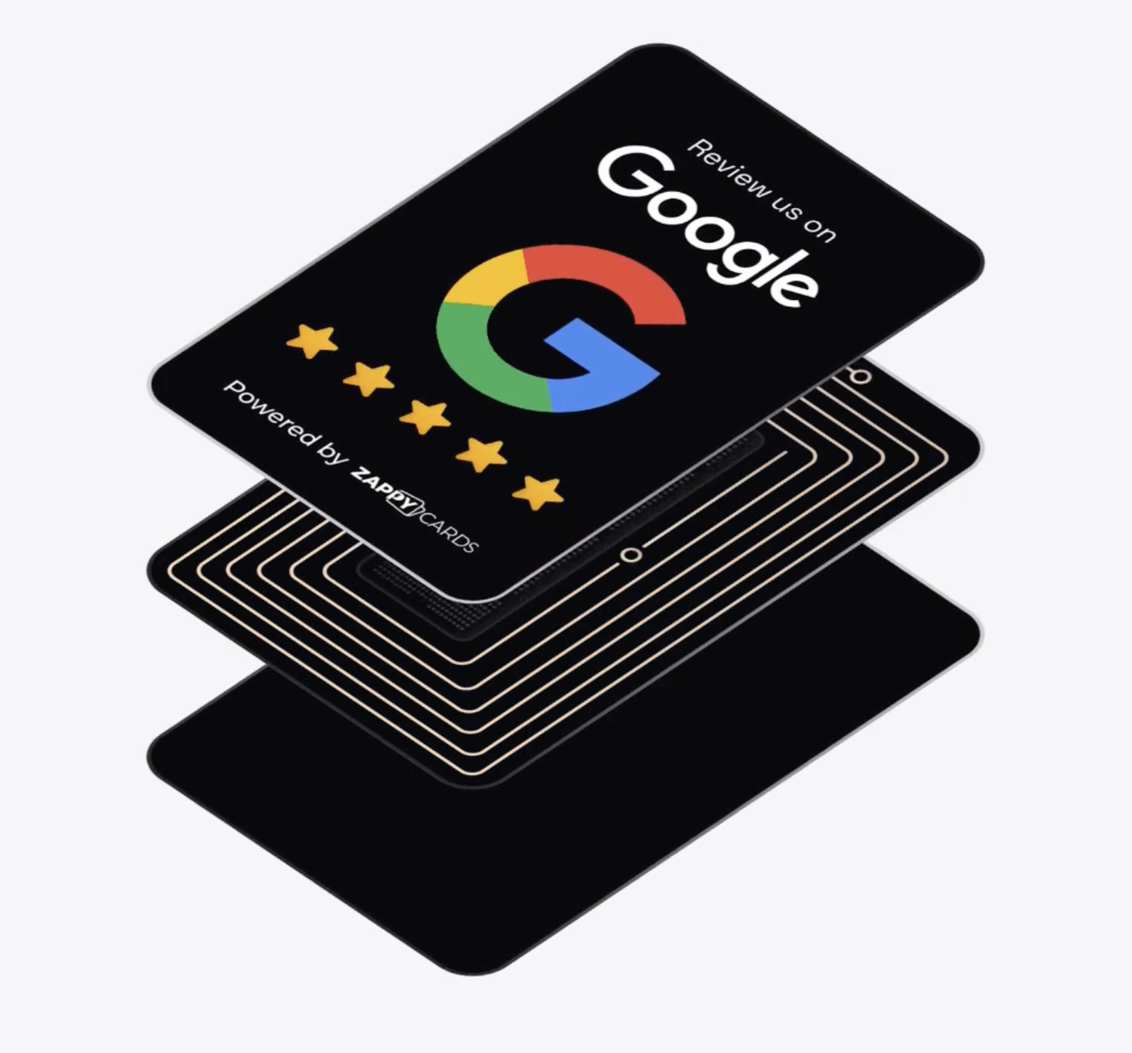 ZappyService Card — Wearable Google Review Card for Service Pros