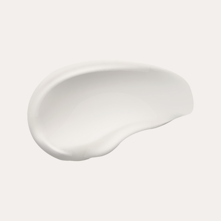 White, curved, abstract shape on a plain background.