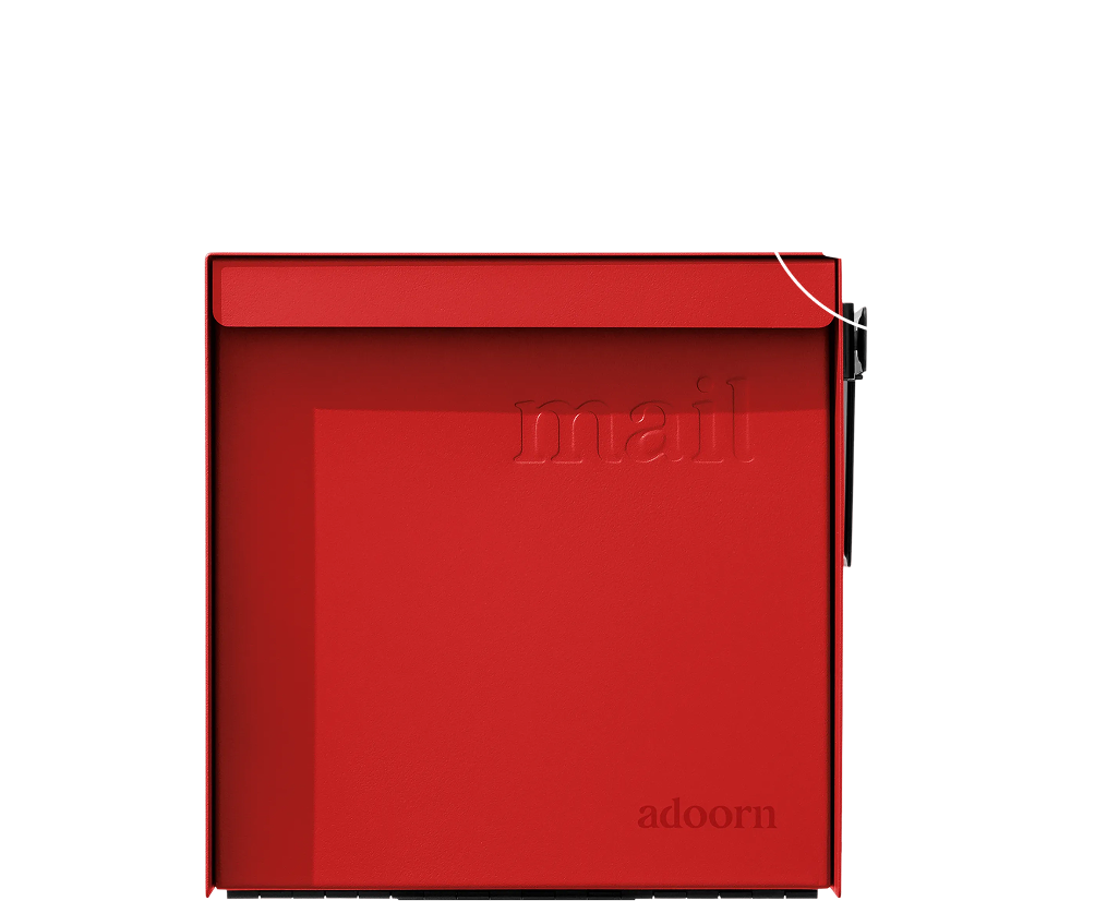 Adoorn wall mount mailbox installed by the front door