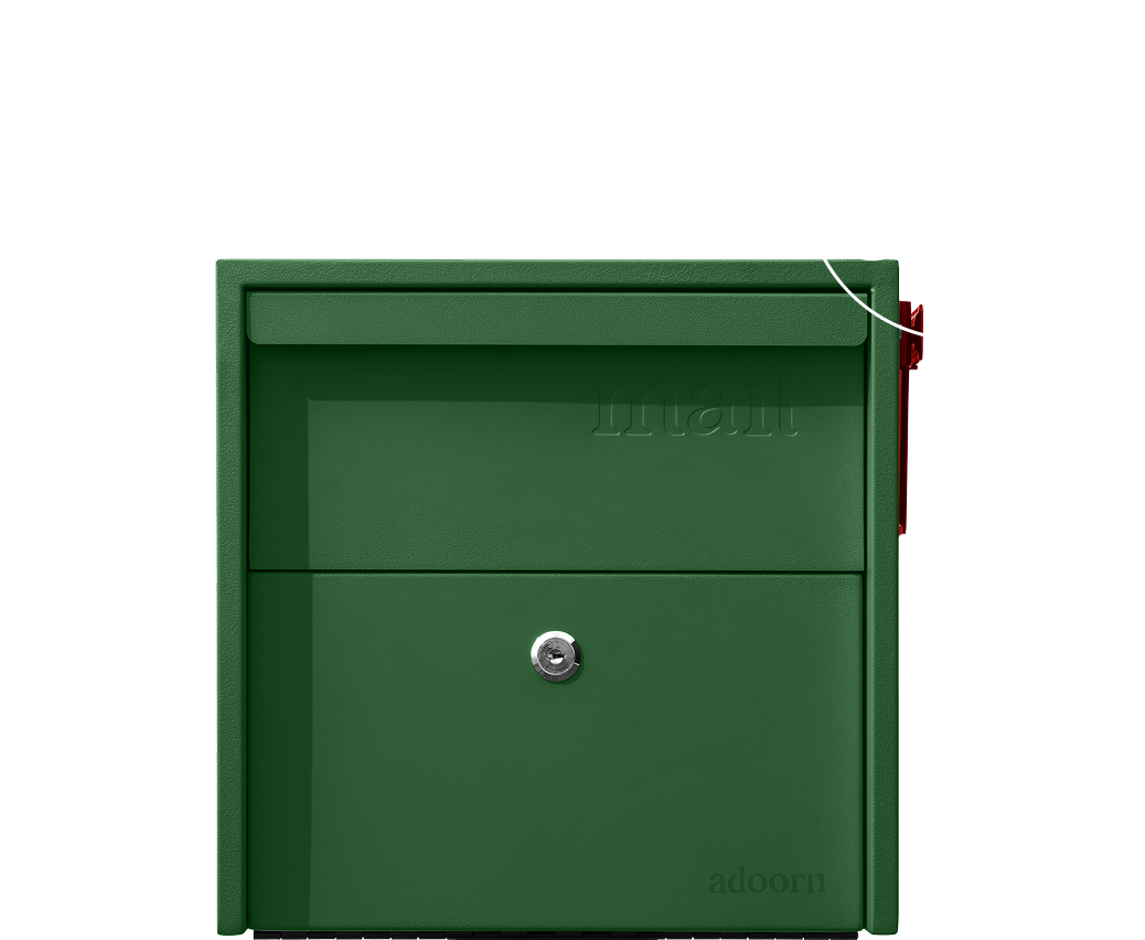 Adoorn mailbox set with package box and house numbers