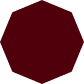 A solid dark red nonagon on a white background.