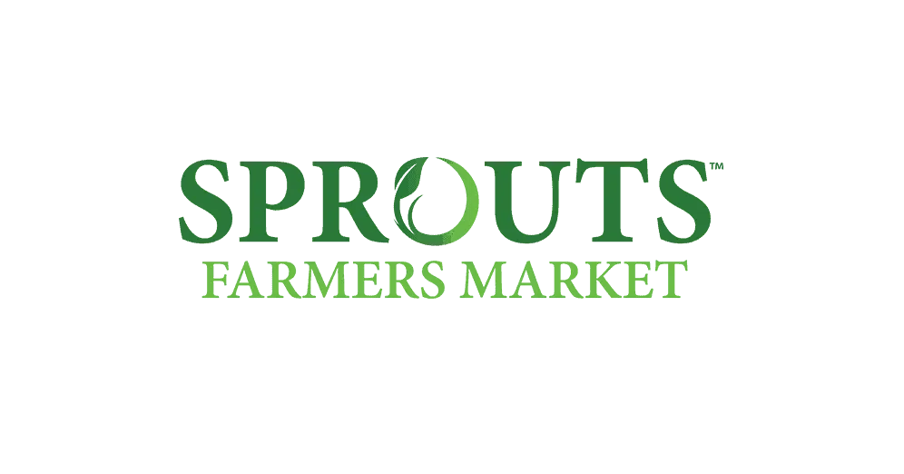 Green logo with text: Sprouts Farmers Market.