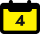 A yellow calendar icon with the number 4.