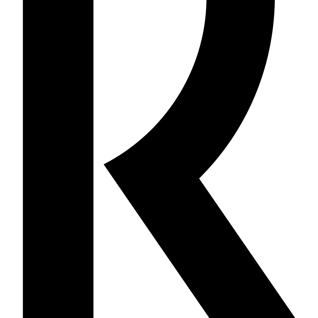 Black letter 'R' on white background.