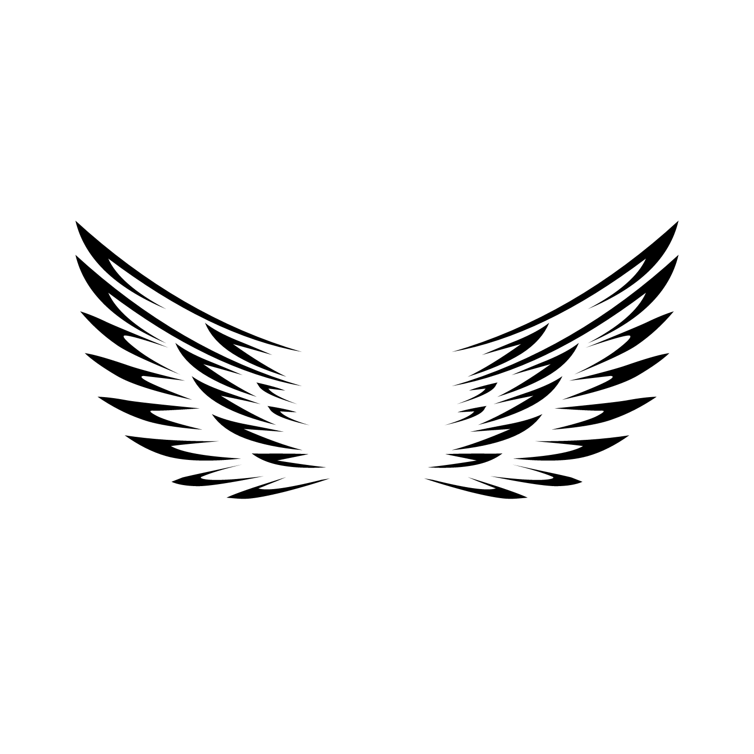Silhouette of a black cat's head with eyes glowing.