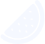 Simple line drawing of a watermelon slice.