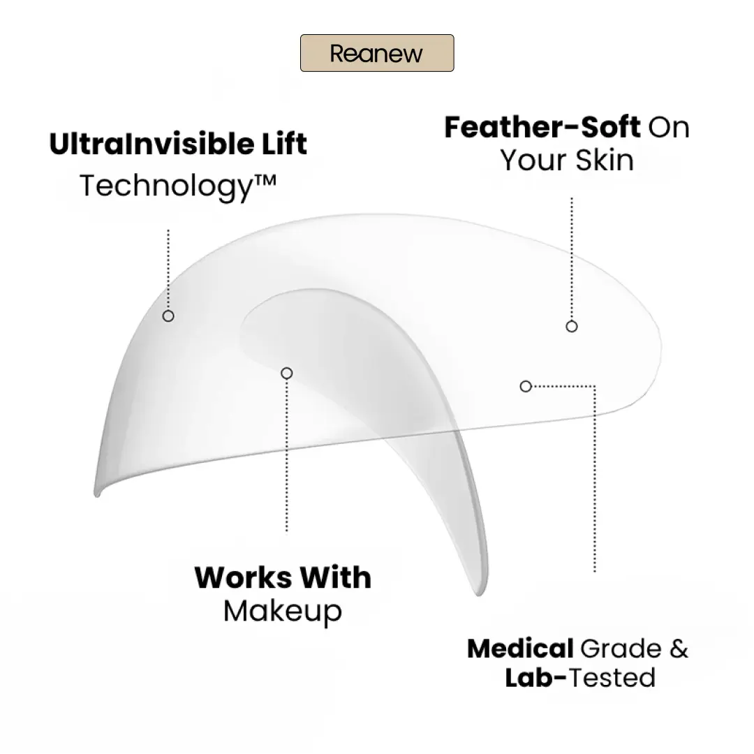 Diagram of a transparent product with text about its features.