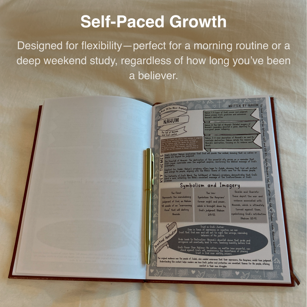 Bible Study Guide Journal – 66 Pages