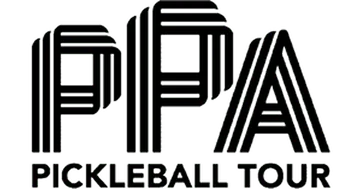 The logo for the PPA Pickleball Tour, shown in black and white.