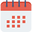 Illustration of a calendar page with a red header.