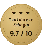 Testsieger 9,7 / 10