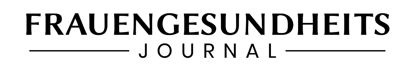 The logo for Frauengesundheits Journal in black text on a white background.