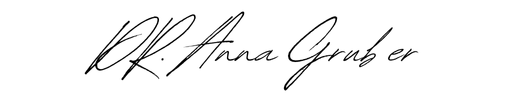 Cursive signature of 'Dr. Anna Gruber' in black ink.