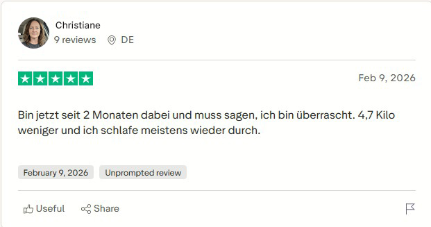 Bewertung von Christiane