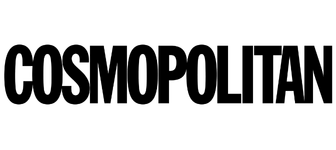 The Cosmopolitan logo in bold, black, sans-serif text on a white background.
