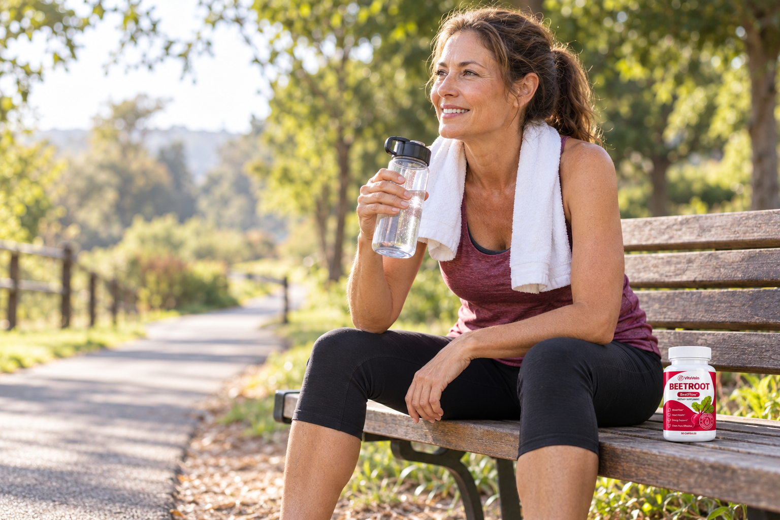 an athlete resting after a workout.