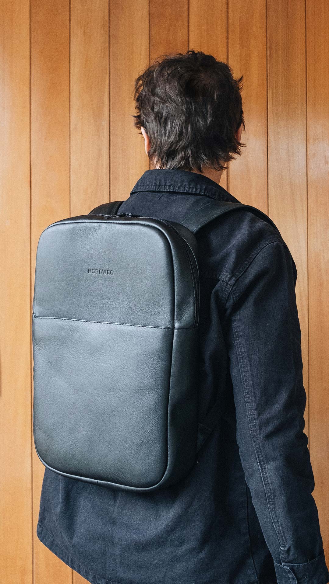 Mochila de couro Slim Workplace NW108 – Nordweg BR