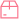 A pink icon of a box with a handle and a horizontal line on the front.