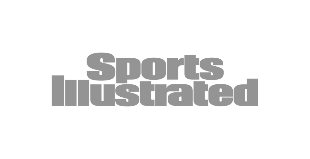 Gray 'Sports Illustrated' logo on a transparent background.