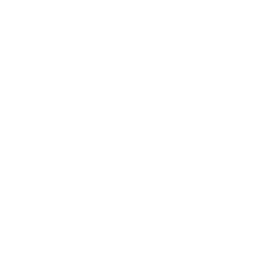 A simple white sad face icon on black background.