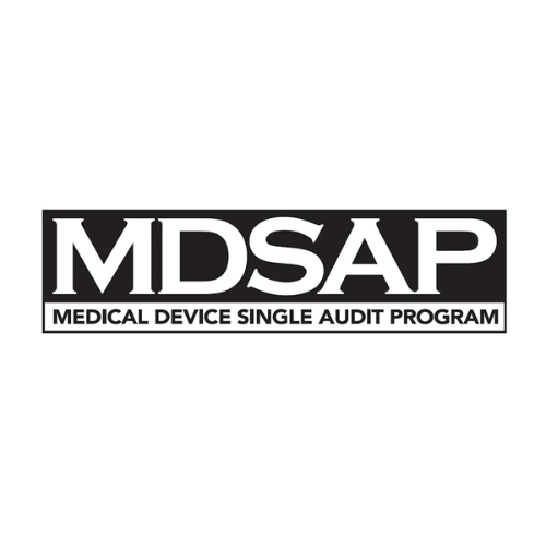 The MDSAP, Medical Device Single Audit Program logo in black text on a white background.