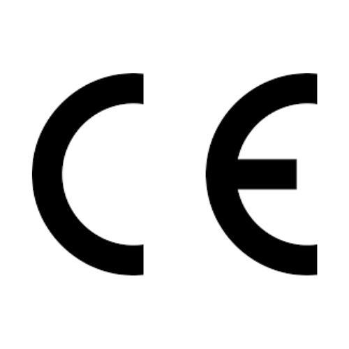 The black CE marking logo on a white background.