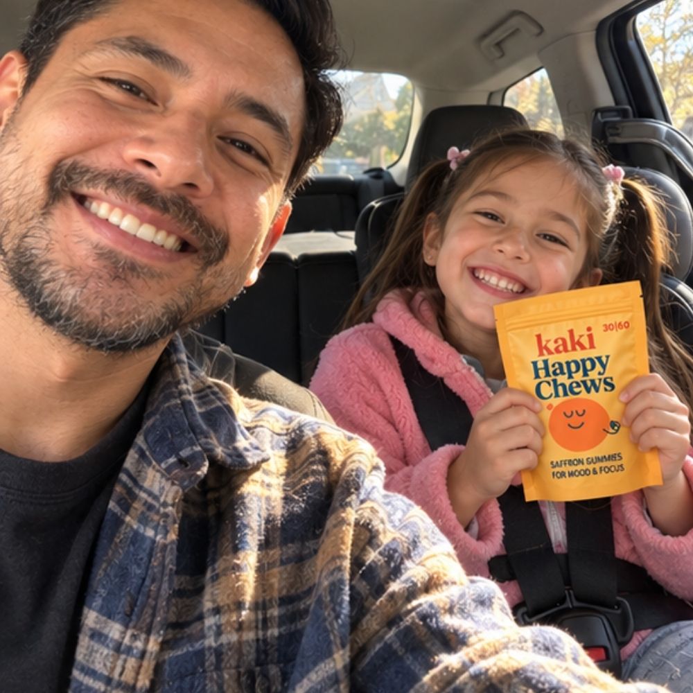 Customer with Kaki Happy Chews