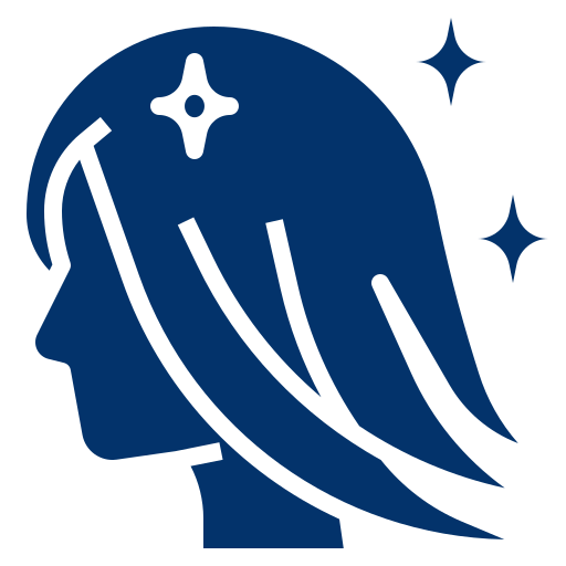 Blue square with a white, stylized letter 'F' in the center.