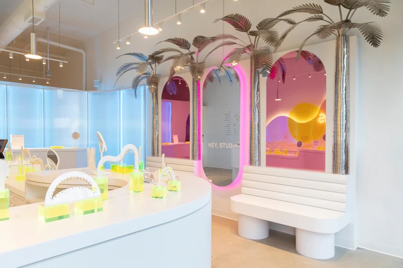 An image of the storefront at our Rockefeller Center studio.