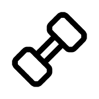 Black octagonal shape on a white background.