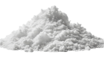A pile of white powder against a plain background.