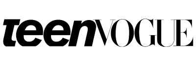 Teen Vogue logo in black text on a transparent background.