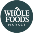 The Whole Foods Market logo on a dark green circular background.