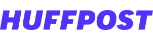 The HuffPost logo in bold, purple, italic text.