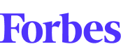The Forbes logo in a purple serif font on a white background.