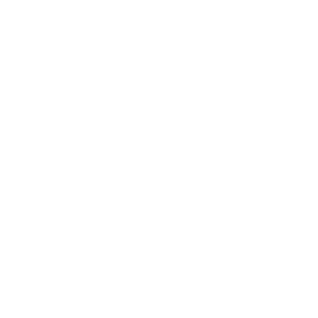 White abstract flame-like design on a black background.