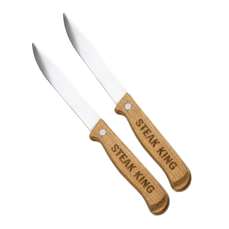 Free branded Steak King steak knife